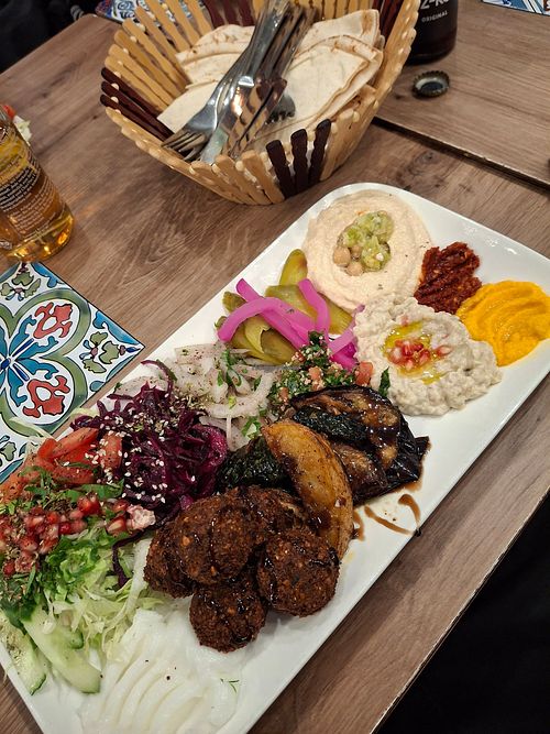 Falafel Makali Plate at Salsabil in Berlin