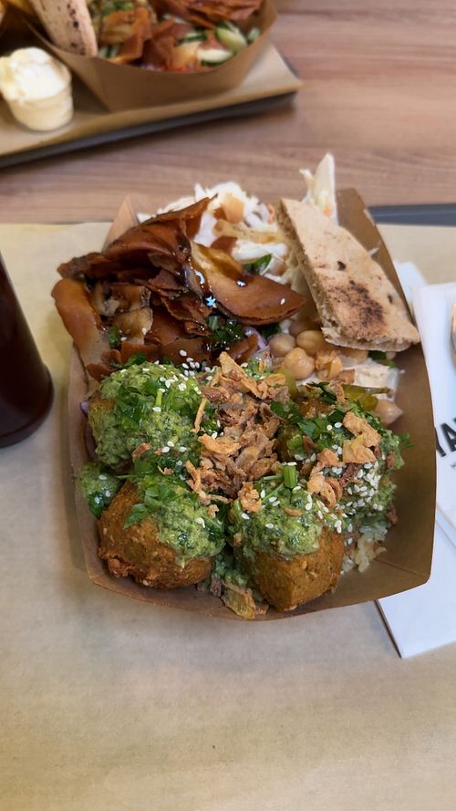 Jaffa bowl   at Yababa - Middle Eastern Street Food in Antwerpen