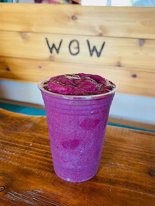 Vegan Smoothies  at Mudsharks Cafe in Courtenay