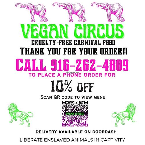  at Vegan Circus in Sacramento