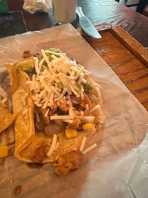 Vegan taco at La Catrina Tacos & Margaritas in Canton