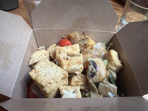 Leftover Pad Kee Mao - Drunken Noodles  at Thai Peacock in Portland