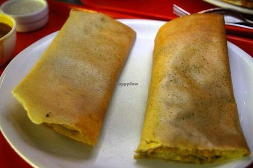 Mushroom dosa at Dosa Plaza - Metro Centre in Auckland