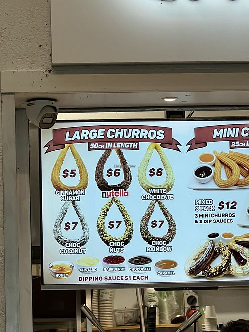 Cinnamon sugar Churro is vegan 🌱   at Churro Time in Cairns