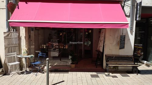 Entrance to shop at La Cabosse Enchantée in La Rochelle