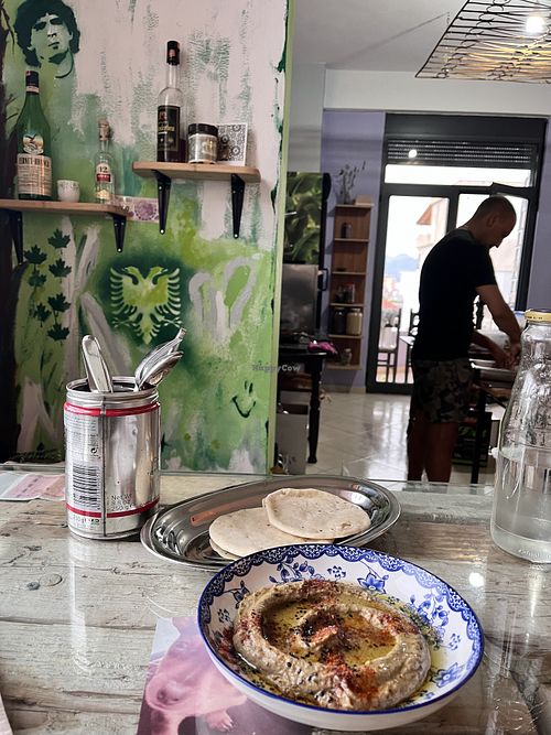 Baba Ghanoush  at Green Life Market in Sarande