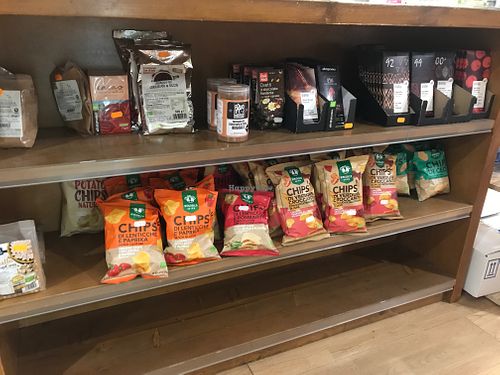 snacks at La Gallina Cubista in Pontremoli