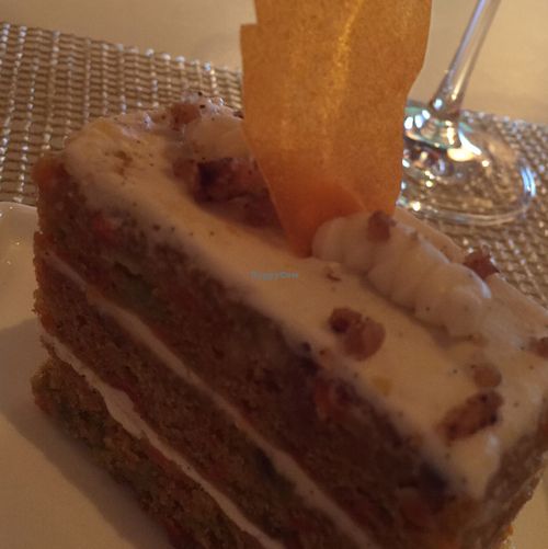 Vegan Carrot Cake at Wynn Hotel - Lakeside in Las Vegas
