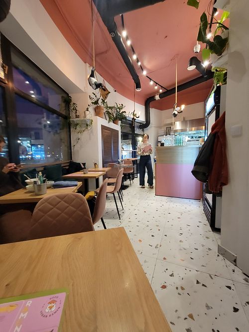 Inside at Dozo Vegan Ramen in Warsaw