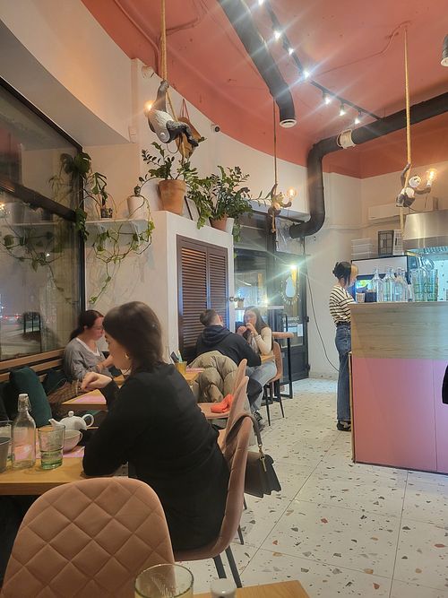 Inside at Dozo Vegan Ramen in Warsaw