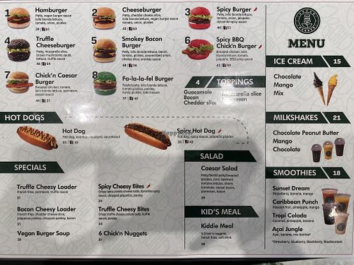   at Vegan Burger - Dubai Mall in Dubai