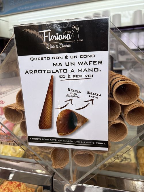   at Gelateria Cioccolateria Floriana in Milan