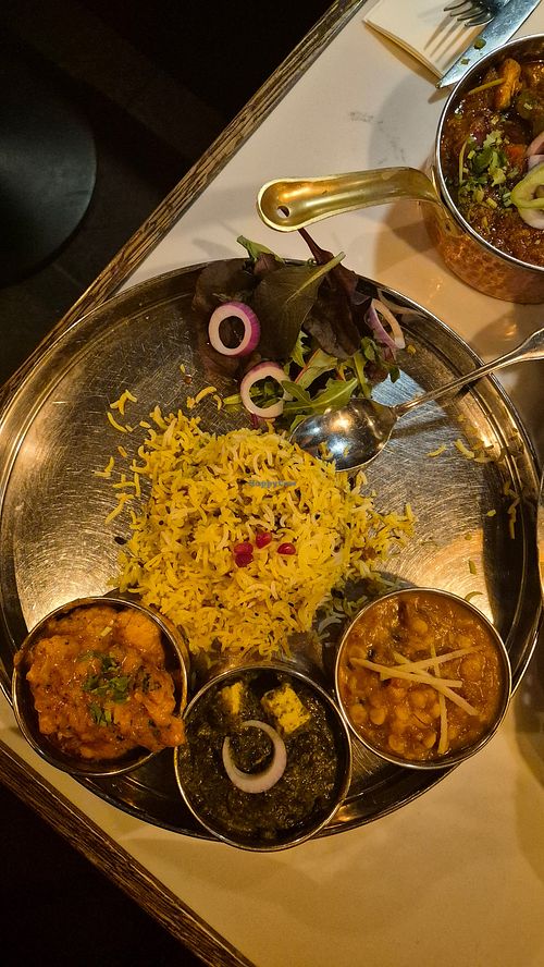 Thali at Bombay Bistro in Gothenburg