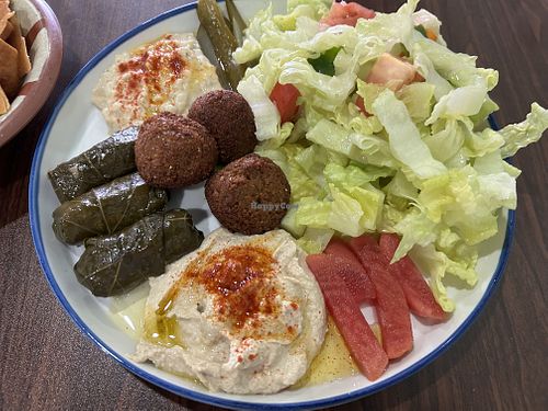 Meza #2 without labneh  at JTS Falafel & Kababs in Corinth