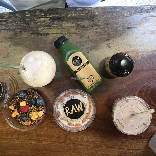 Chia seeds pudding granola coconut shake  at MANA! - Soho in Hong Kong Island