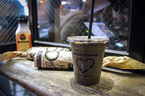 carob smoothie at MANA! - Soho in Hong Kong Island