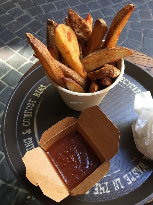 Potato Fries with Chipotle sauce at MANA! - Soho in Hong Kong Island