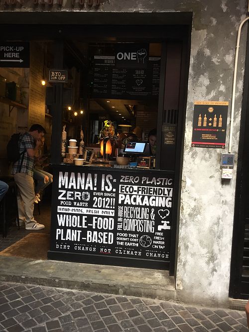 Street front at MANA! - Soho in Hong Kong Island