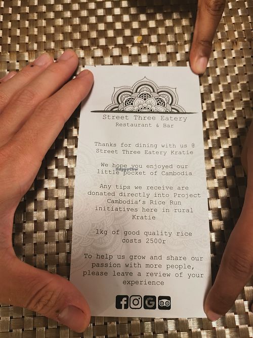 ❤️ at Street Three Restaurant & Bar Kratie in Krong Kracheh