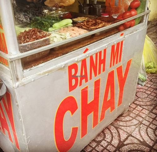 So yummy! at Chay Banh Mi - Food Cart in Nha Trang