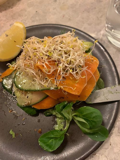 Vegan salmon sandwich ❤️  at Bistro Verde in Copenhagen