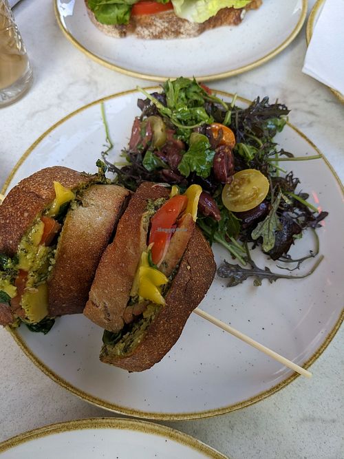 Panini at Bistro Verde in Copenhagen