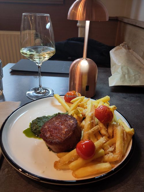 Tsimitsouri steak at Bistro Verde in Copenhagen