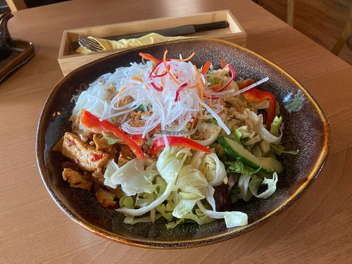 Tasty salad at Miss Vegan in Berlin