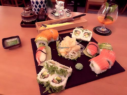 Sushi platter  at Miss Vegan in Berlin