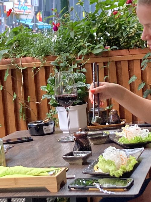 Maki dishes  at Miss Vegan in Berlin