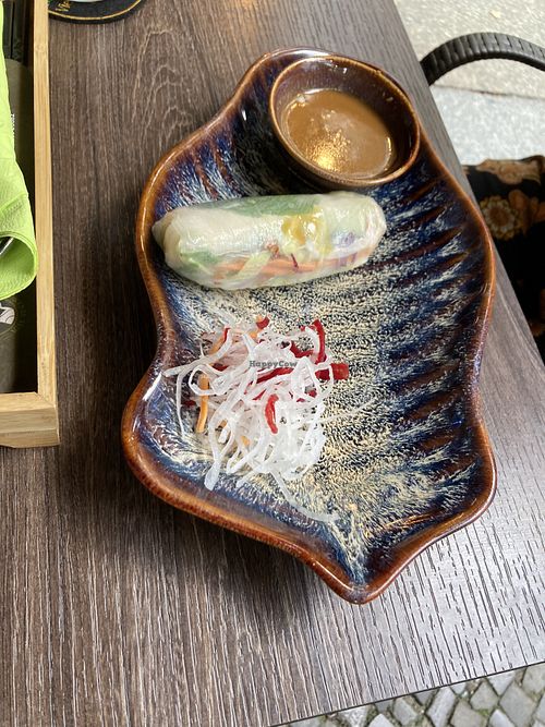 Spring roll  at Miss Vegan in Berlin
