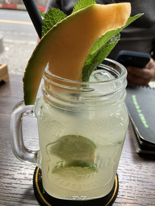 Lychee lime lemonade  at Miss Vegan in Berlin