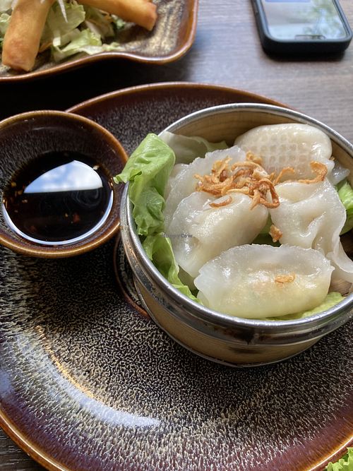 Rice vegetable dumpling  at Miss Vegan in Berlin