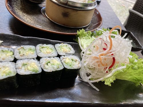 Avo cucumber maki  at Miss Vegan in Berlin