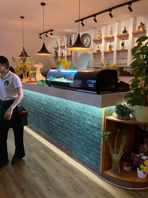 Counter inside  at Miss Vegan in Berlin