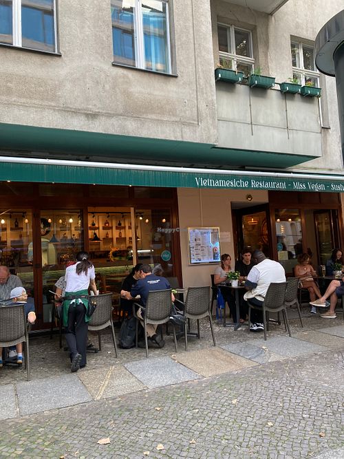Street front  at Miss Vegan in Berlin