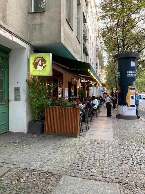 On side street from kDamm  at Miss Vegan in Berlin