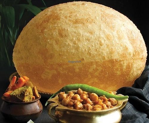 Poori with Chana  at Hocco eatery- Anandnagar (Havmor) in Ahmedabad