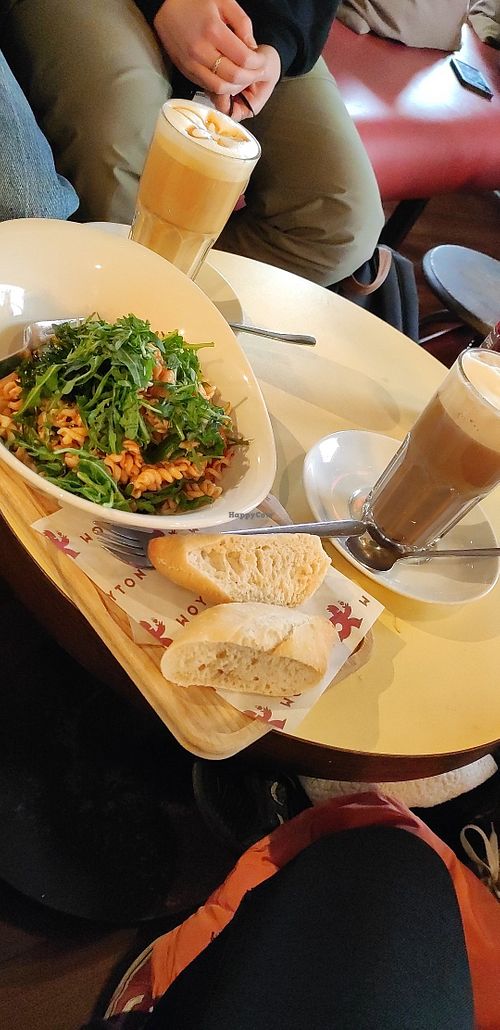 Veganer Pastasalat, Veganer Moccachino, Veganer Karamell Kaffee at Woyton in Oldenburg