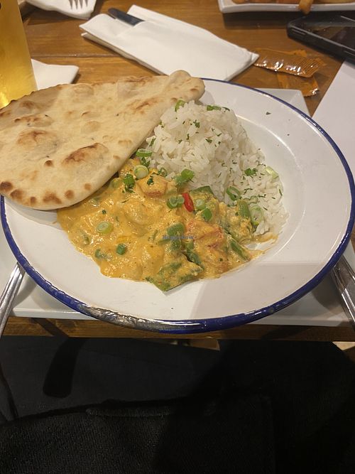 Thai-style curry  #Veganuary at The Riverside in Lechlade