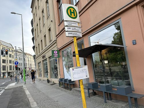 store front  at Funk You Natural Food in Berlin