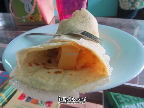 papaya pancake at Edelkiosk in Frankfurt