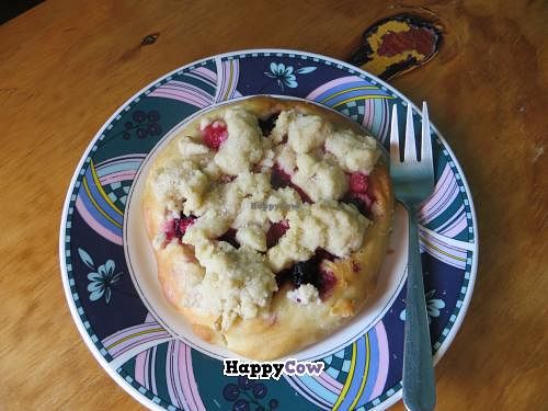 Vegan pastry at Edelkiosk in Frankfurt