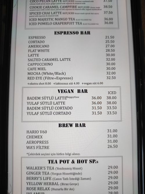 Walker's Coffee House Ankara Coffee & Tea HappyCow