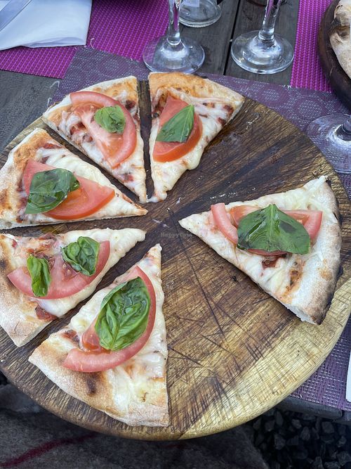 Pizza vegana  at El Gran Pez in Ciudad De La Costa