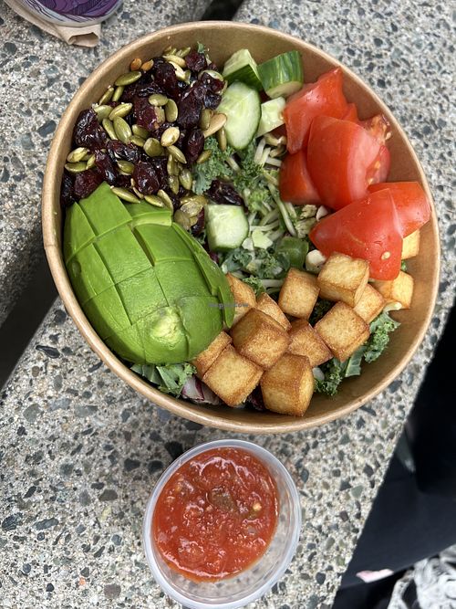 Vegan bowl  at Hope Mountain Cafe in Hope