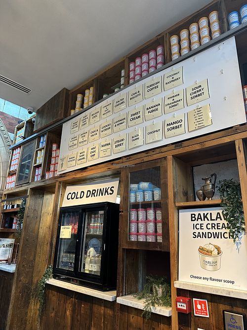 The coconut raspberry was divine. My husband had sour cherry   at Darlish Ice Cream in London