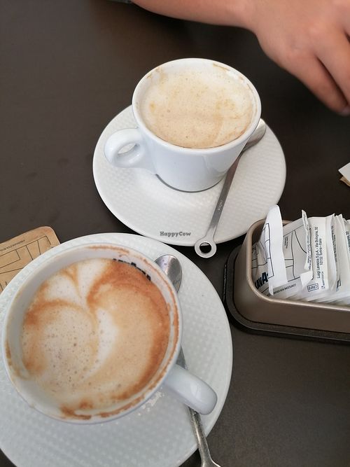 Cappuccino with soy milk at Caffe Marini in Crema