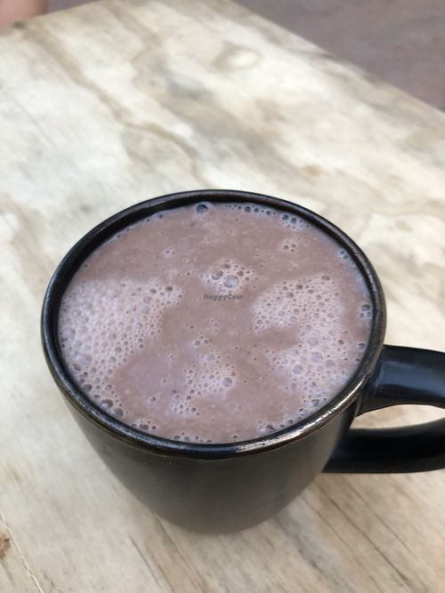 Traditional hot chocolate  at Choco in Campeche