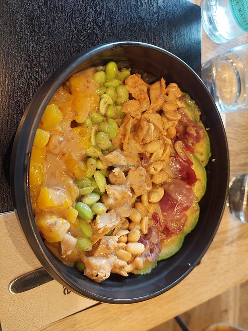 Vegan bowl 15.90eur at Natur Poke - Puerto Pollença in Mallorca